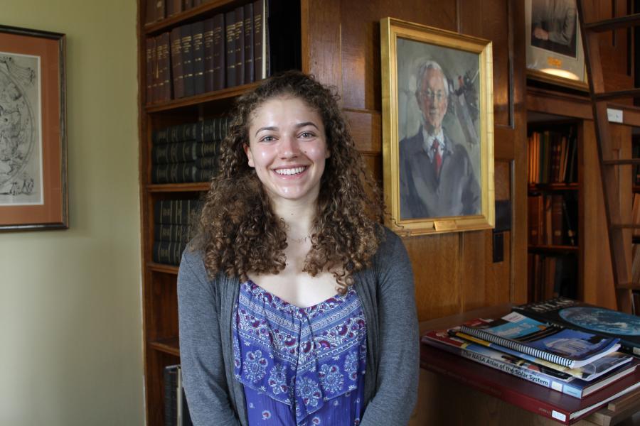 Samantha Howell, Physics major at Washington College